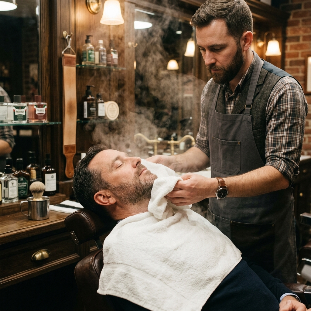 Barber at Work
